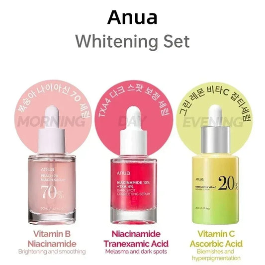 Korea ANUA Whitening and Smoothing Set